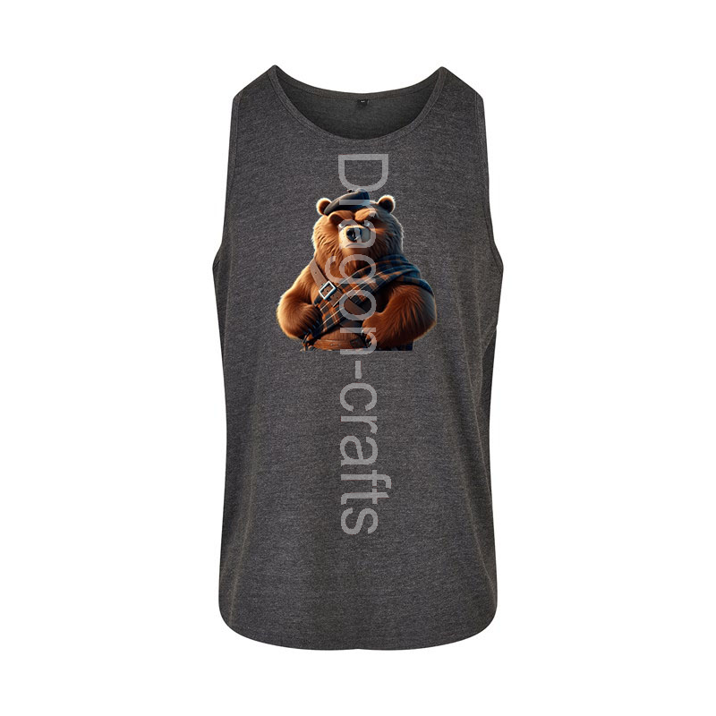 Tank Top - Kilted Bear - 17 Tank Top - Kilted Bear - 17