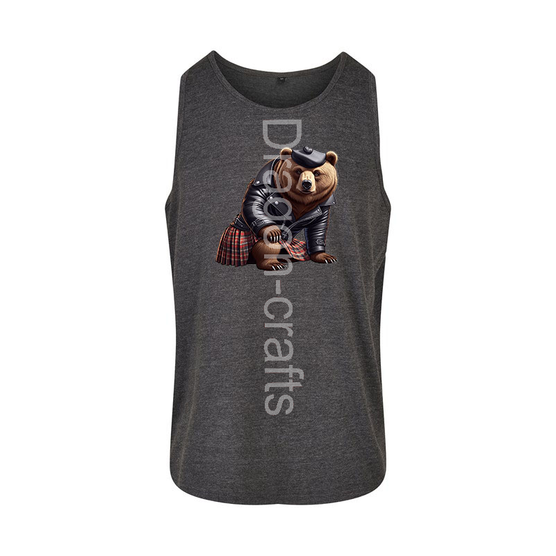 Tank Top - Kilted Bear - 27 Tank Top - Kilted Bear - 27