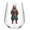 Stemless Wine Glass - Kilted Bear - 4