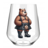 Stemless Wine Glass - Kilted Bear - 7