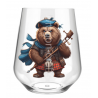 Stemless Wine Glass - Kilted Bear - 11