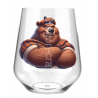 Stemless Wine Glass - Kilted Bear - 12