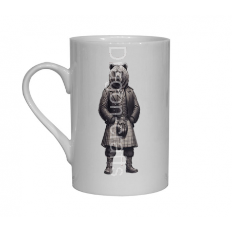 Bone China Mug  - Kilted Bear - 3