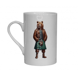 Bone China Mug  - Kilted Bear - 4