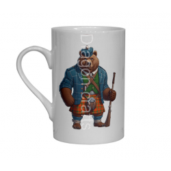 Bone China Mug  - Kilted Bear - 5