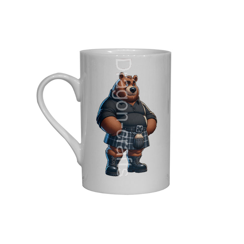 Bone China Mug  - Kilted Bear - 9