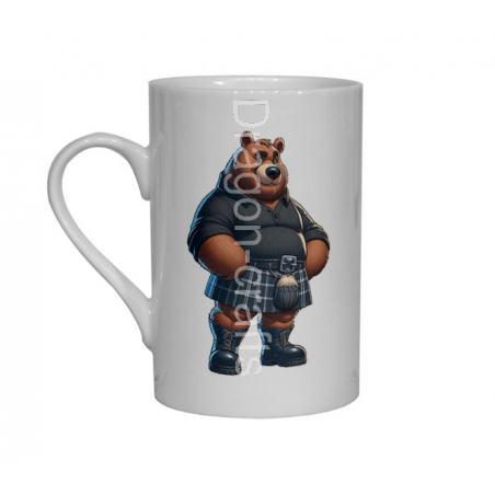 Bone China Mug  - Kilted Bear - 9