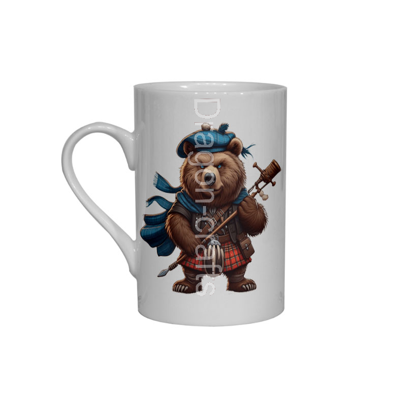 Bone China Mug  - Kilted Bear - 11