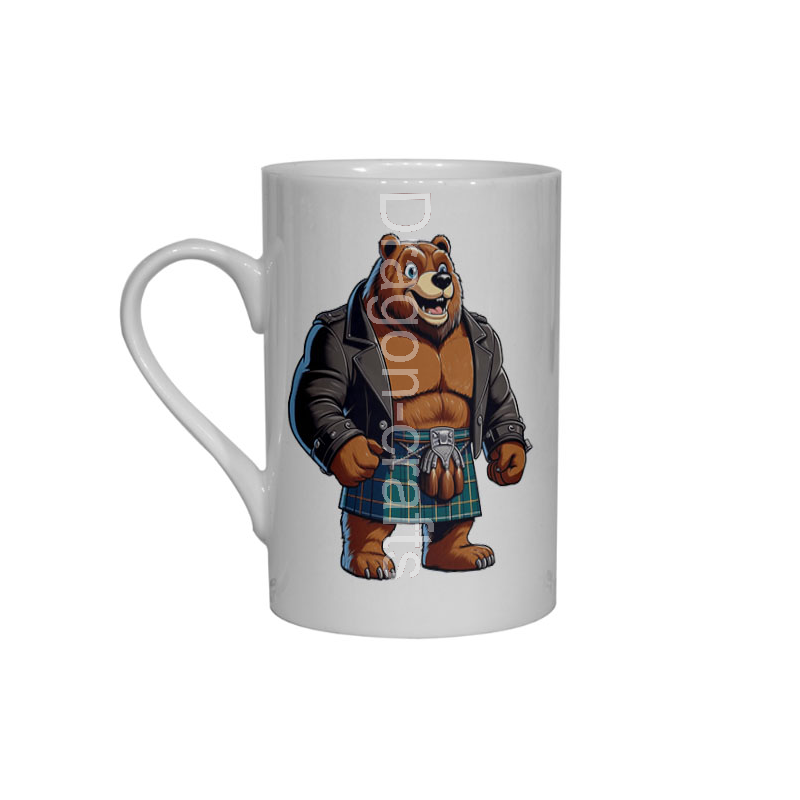 Bone China Mug  - Kilted Bear - 16
