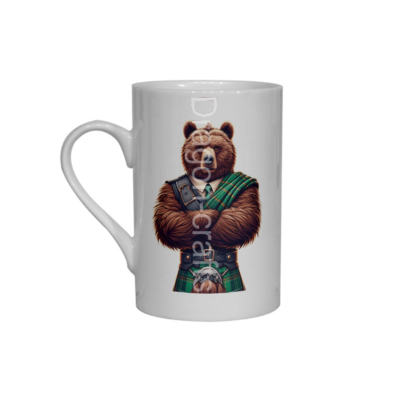 Bone China Mug  - Kilted Bear - 18