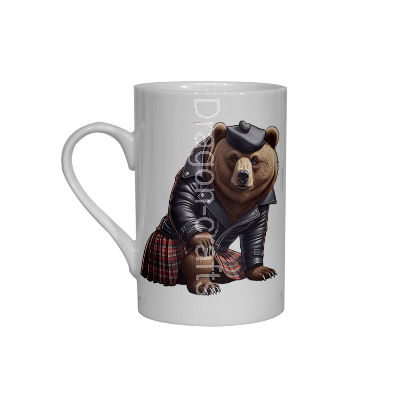 Bone China Mug  - Kilted Bear - 27