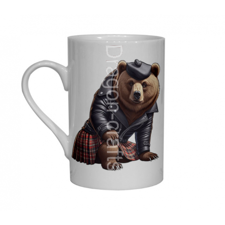 Bone China Mug  - Kilted Bear - 27