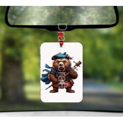 Hanging Air Freshener - Kilted Bear - 11