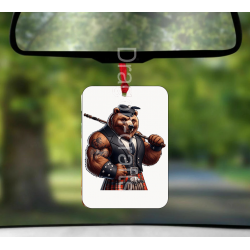 Hanging Air Freshener - Kilted Bear - 24