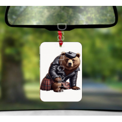 Hanging Air Freshener - Kilted Bear - 27