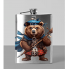8oz Hip Flask - Kilted Bear - 11