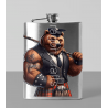 8oz Hip Flask - Kilted Bear - 24