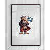 Print of design (option to be framed) - Kilted Bear - 1