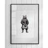 Print of design (option to be framed) - Kilted Bear - 3