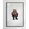 Print of design (option to be framed) - Kilted Bear - 7