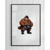 Print of design (option to be framed) - Kilted Bear - 8
