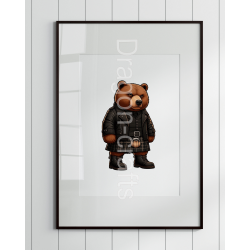 Print of design (option to be framed) - Kilted Bear - 13