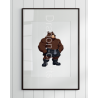 Print of design (option to be framed) - Kilted Bear - 15