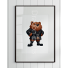 Print of design (option to be framed) - Kilted Bear - 26
