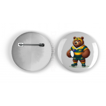 25mm Round Metal Badge - AUS(5)