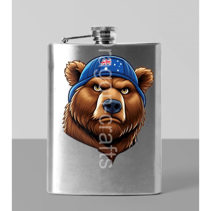 8oz Hip Flask - AUS(3)