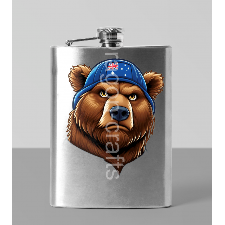 8oz Hip Flask - AUS(3)
