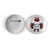 25mm Round Metal Badge - ENG(3)