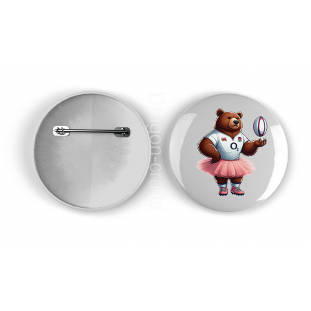 25mm Round Metal Badge - ENG(6)