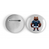 25mm Round Metal Badge - FRA(2)