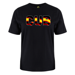 printed word  t-shirt - rubber flag - Cub