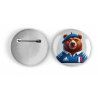 25mm Round Metal Badge - FRA(4)
