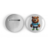 25mm Round Metal Badge - GEN(13)