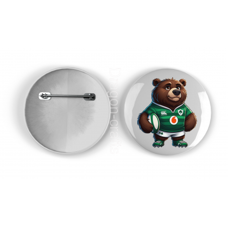 25mm Round Metal Badge - IRE(2)