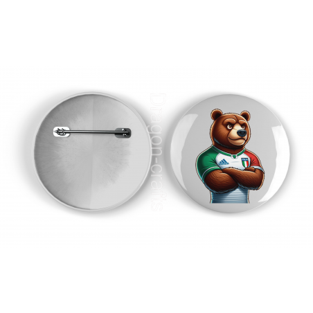 25mm Round Metal Badge - ITA(3)