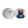 25mm Round Metal Badge - Sco(1)