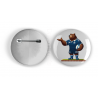 25mm Round Metal Badge - Sco(7)