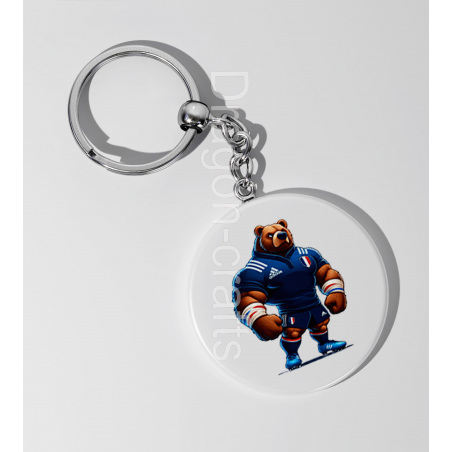 35mm Round Keyring - FRA(3)