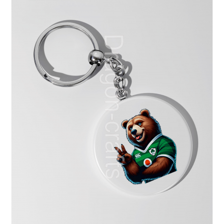 35mm Round Keyring - IRE(7)