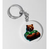 35mm Round Keyring - IRE(8)