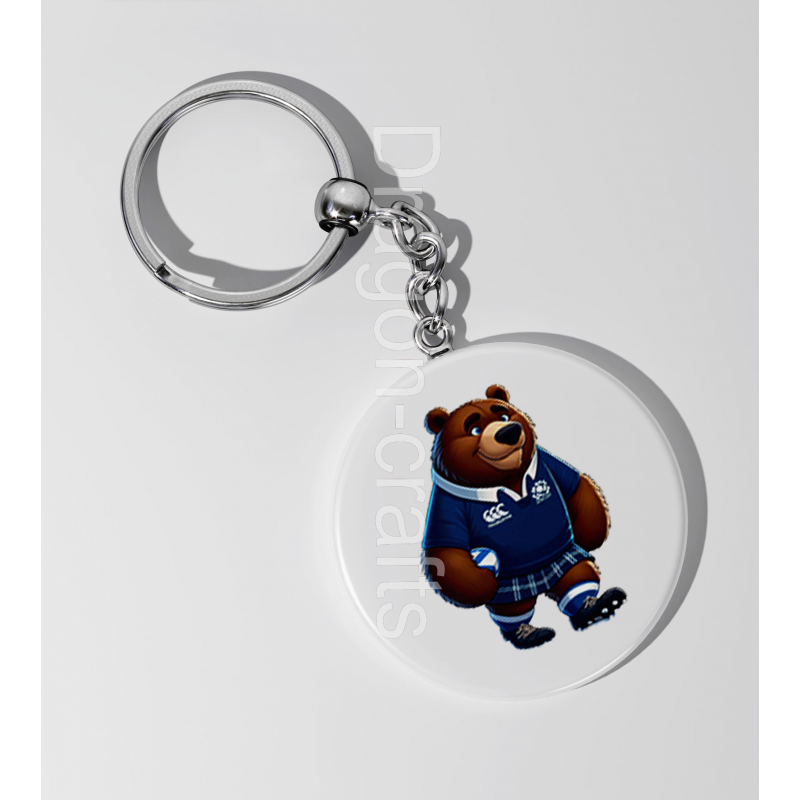 35mm Round Keyring - Sco(9)