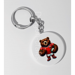 35mm Round Keyring - Wal(9)