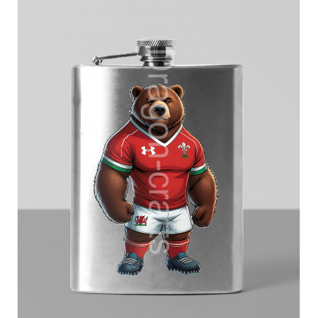 8oz Hip Flask - Wal(10)