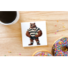 CERAMIC TILE COASTER/ TRIVET - GEN(6)