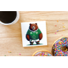 CERAMIC TILE COASTER/ TRIVET - IRE(5)