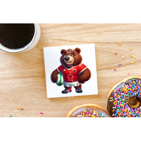 CERAMIC TILE COASTER/ TRIVET - Wal(8)